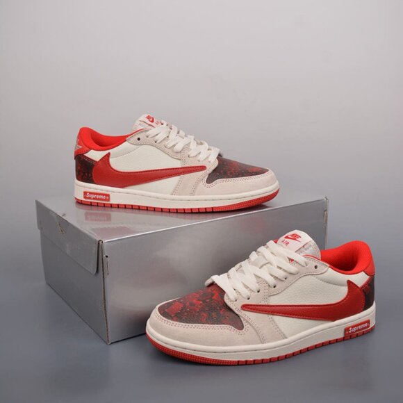 Air Jordan 1 Low Fragment x Travis Scott x Supreme - Picture 1 of 9